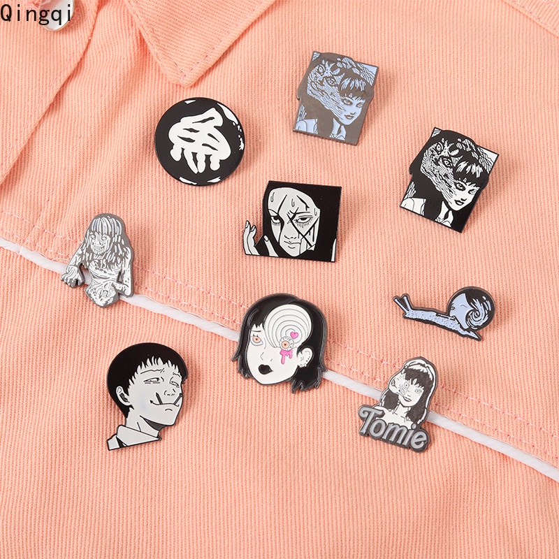 Bros Pin Enamel Desain Komik Horor Untuk Hadiah Teman