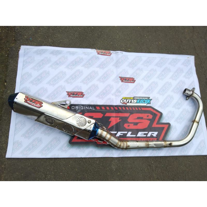 KNALPOT CTS ORI KAPSUL BLUE CB GL MP TIGER