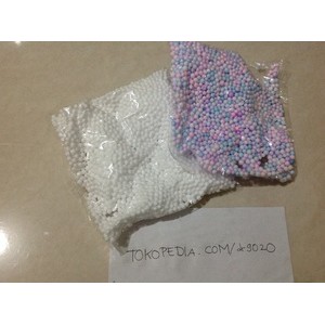 Bola gabus salju kecil sterofoam styrofoam isi boneka kerajinan tangan