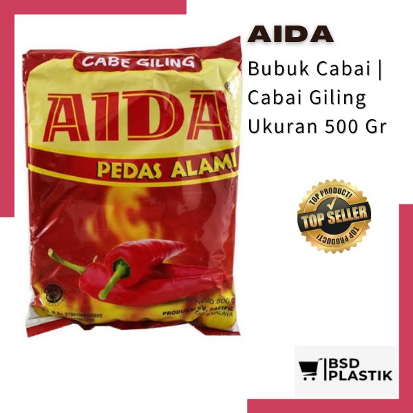 

Bubuk Cabe Bubuk aida Cabai Aida Cabe Giling Bubuk Aida 500gr AIDA Cabe Giling 500 gram Bon Cabe