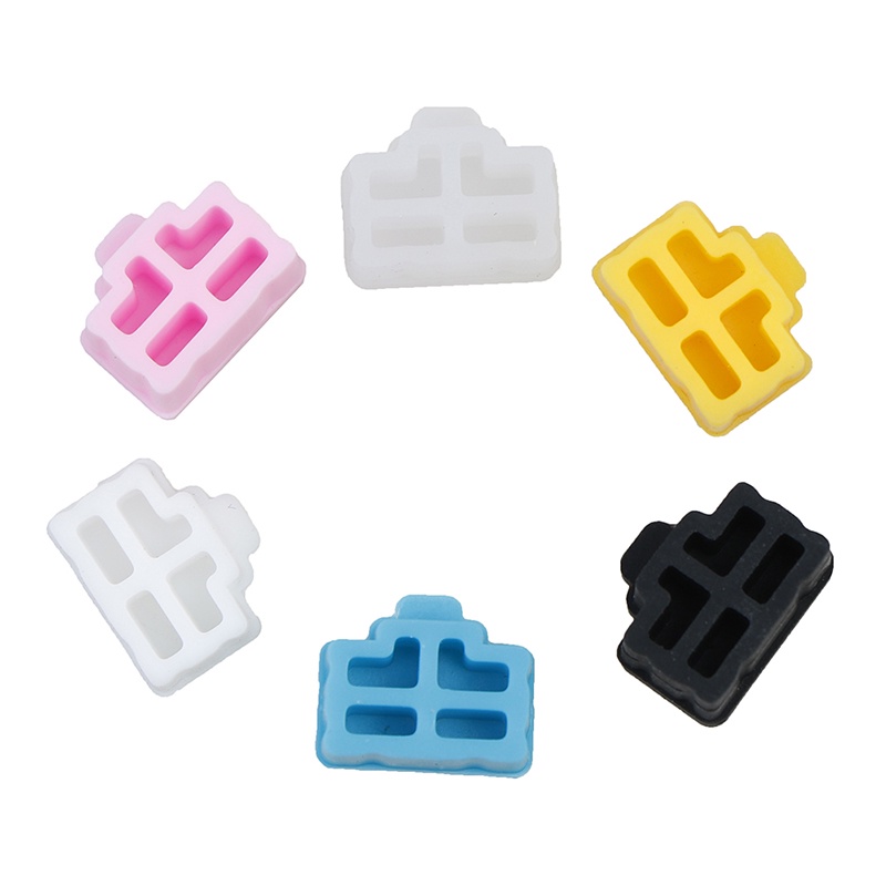 {LUCKID}10Pcs ethernet hub port rj45 anti dust cover cap protector plug