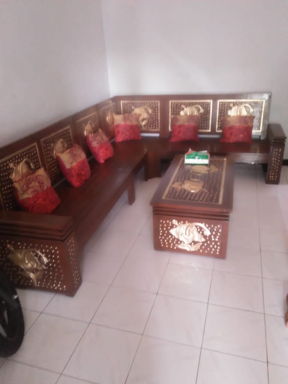 Kursi Sudut Jati Kursi Sudut Minimalis Kursi Sudut Murah Set Kursi Pojok Kayu Jati Jepara