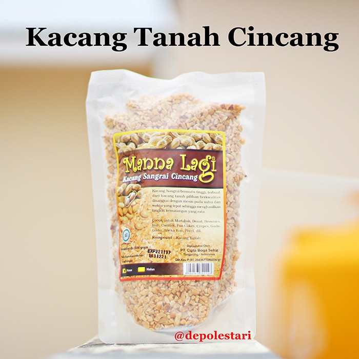 

Manna Lagi Kacang Sangrai Cincang 500gram (MANALAGI)