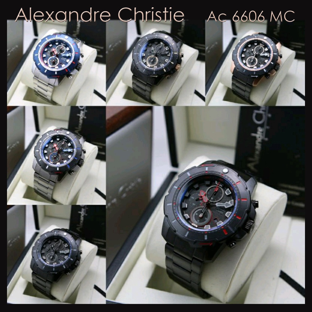 Alexandre Christie Ac 6606 Jam Tangan Pria Original Garansi Resmi 1 Tahun