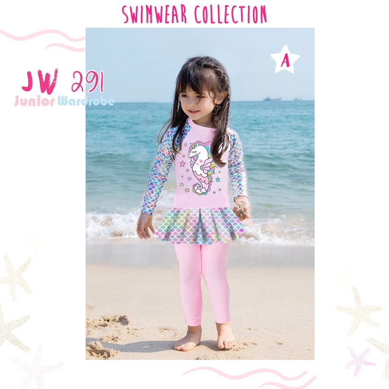 AS Baju Renang anak  perempuan unicorn Junior Wardrobe JW 291