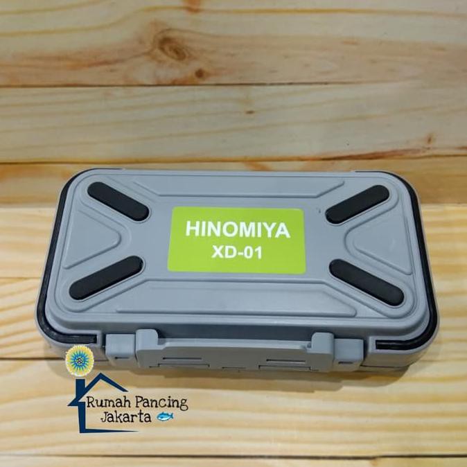 Terlaris Kotak Kail Pancing Hinomiya XD-01 Size-M Hijau MURAH
