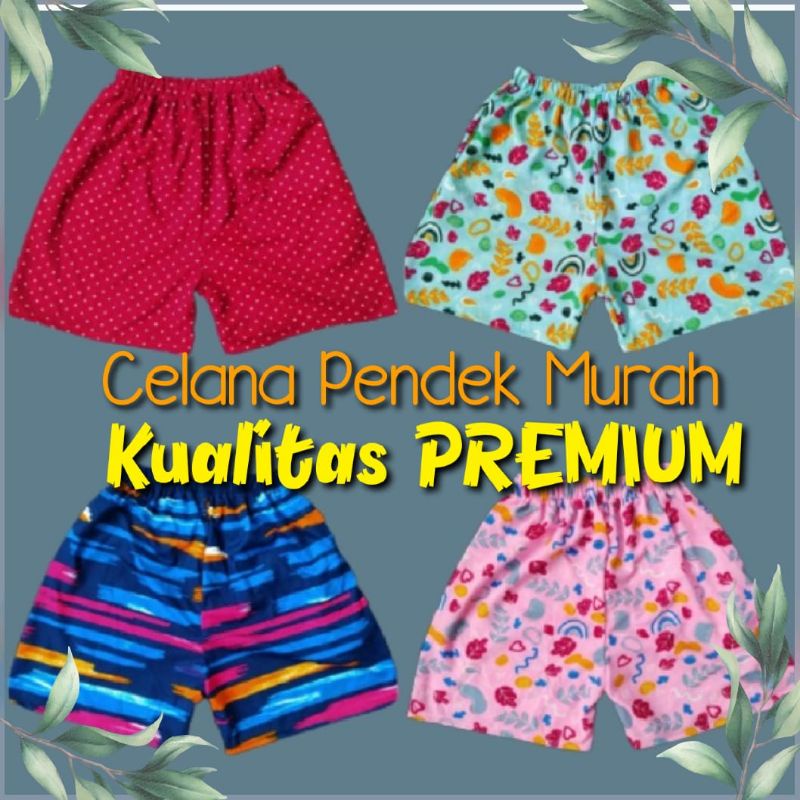 Celana Pendek Lalisa Celana Pendek Harian Anak Size S-XXL Celana Harian Anak Usia 2-17 Bisa Sampai Dewasa