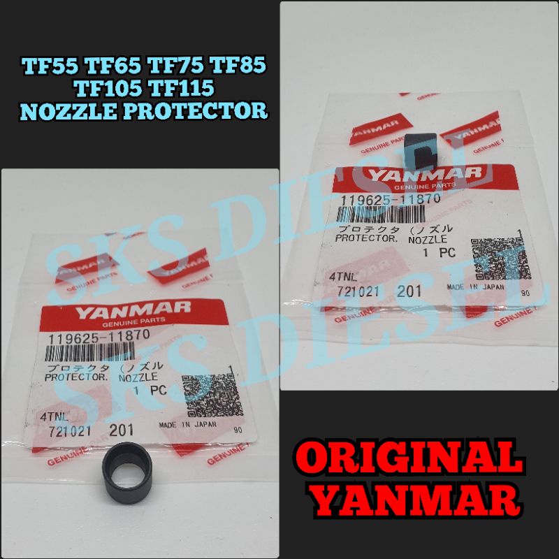 TF55 TF65 TF75 TF85 TF105 TF115 NOZZLE NOZEL NOSEL PROTECTOR SEAL SIL MESIN DIESEL YANMAR ORIGINAL