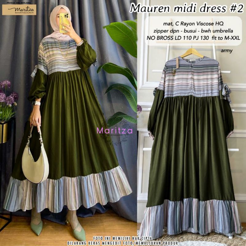 Mauren Midi Dress #2 by Maritza
