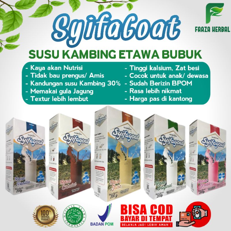 

Susu Kambing Etawa Bubuk Syifagoat Original