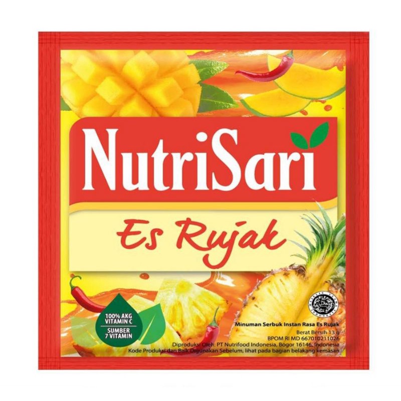 

Nutrisari Es Rujak - Minuman Buah Vit C 10's