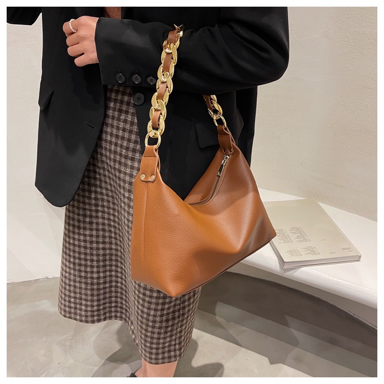 BJ43326 - BLACK/BROWN/COFFEE - TAS SLEMPANG TOTEBAG TALI RANTAI WANITA FASHION IMPORT MODIS ELEGAN TERMURAH TERLARIS TERBARU BAGSTORE JAKARTA TAS BATAM BQ3326 CR7806