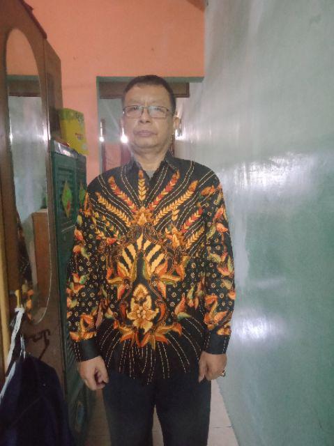 Maura Couple - Sania Ruffle Batik Sarimbit Keluarga Garansi Termurah, Motif Prasasti