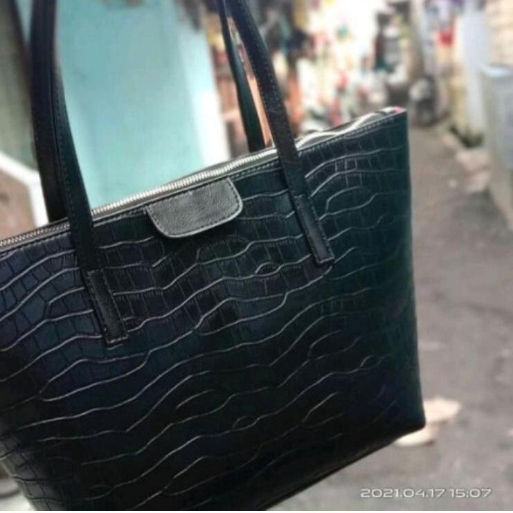 Garansi Terbaru TAS WANITA KIREI CROCO TOTEBAG INISIAL NAMA