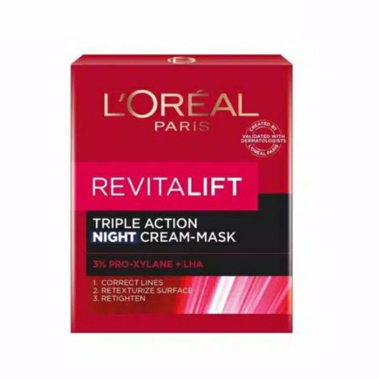 ☻ LOREAL PARIS Revitalift Triple Action X3 Laser Anti Wrinkle Day Night Cream / Eye / Toner Water ♟