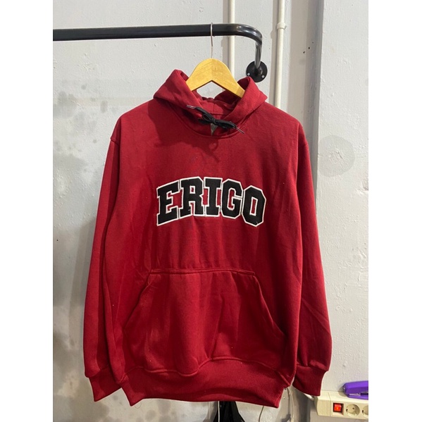 sweater HOODIE erigo bordir original