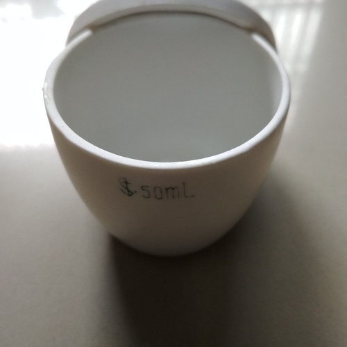 Porselen Krusibel-Crucible Porclain 50 Ml-Cawan Krusibel ORI COD