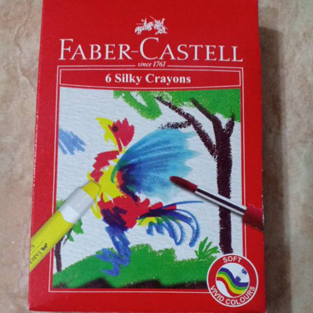 

Silky Crayon FaberCastell 6 Colour