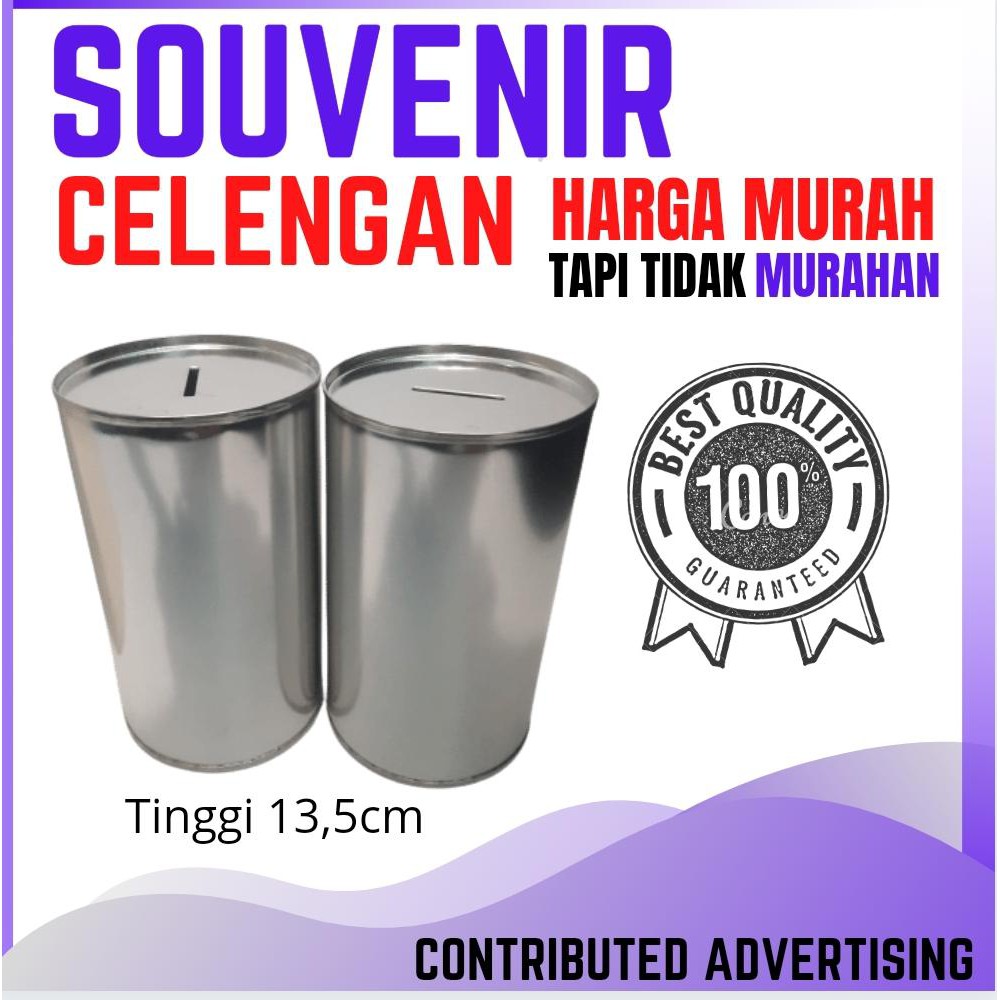 Jual Celengan Buka Tutup / Celengan Kaleng / Celengan Polos | Shopee ...