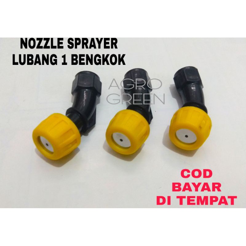 NOZZLE SPRAYER Lubang 1 Bengkok