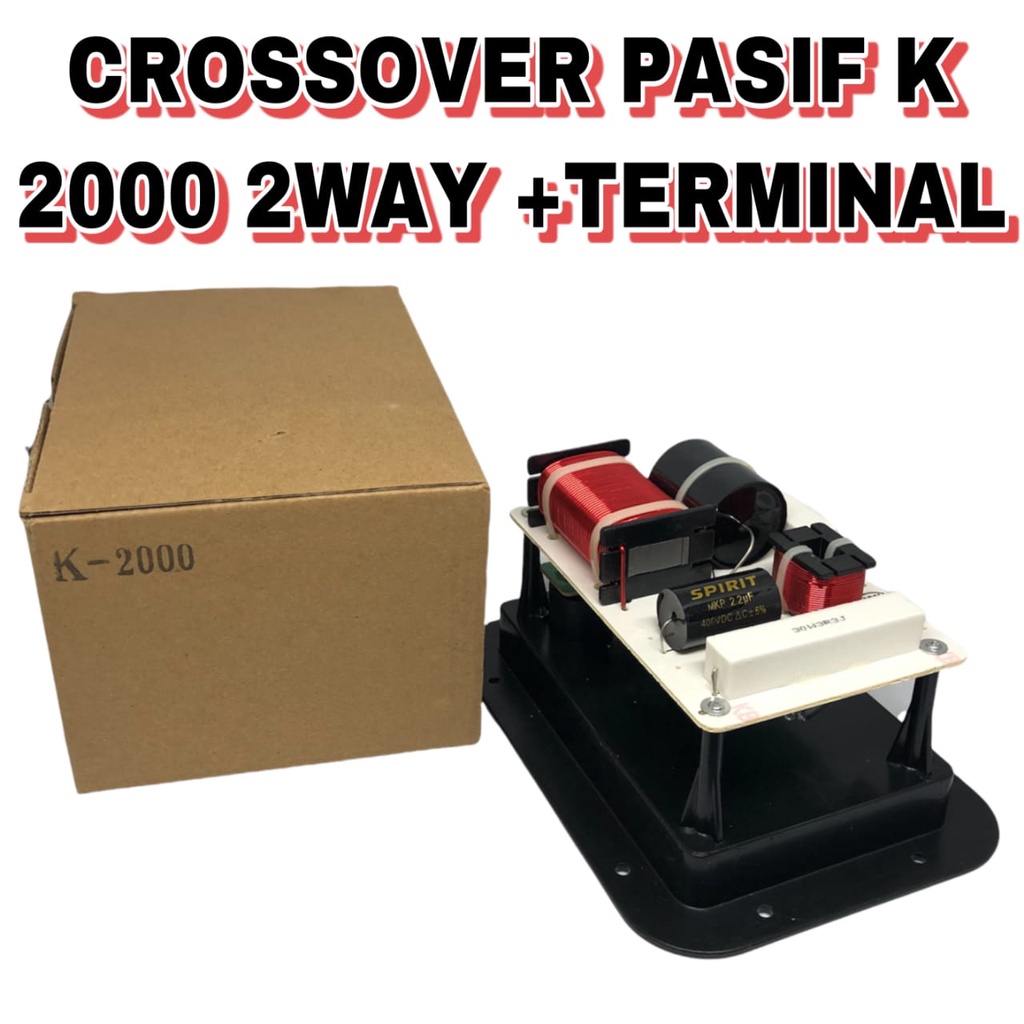 CROSSOVER PASIF K 2000 2WAY +TERMINAL