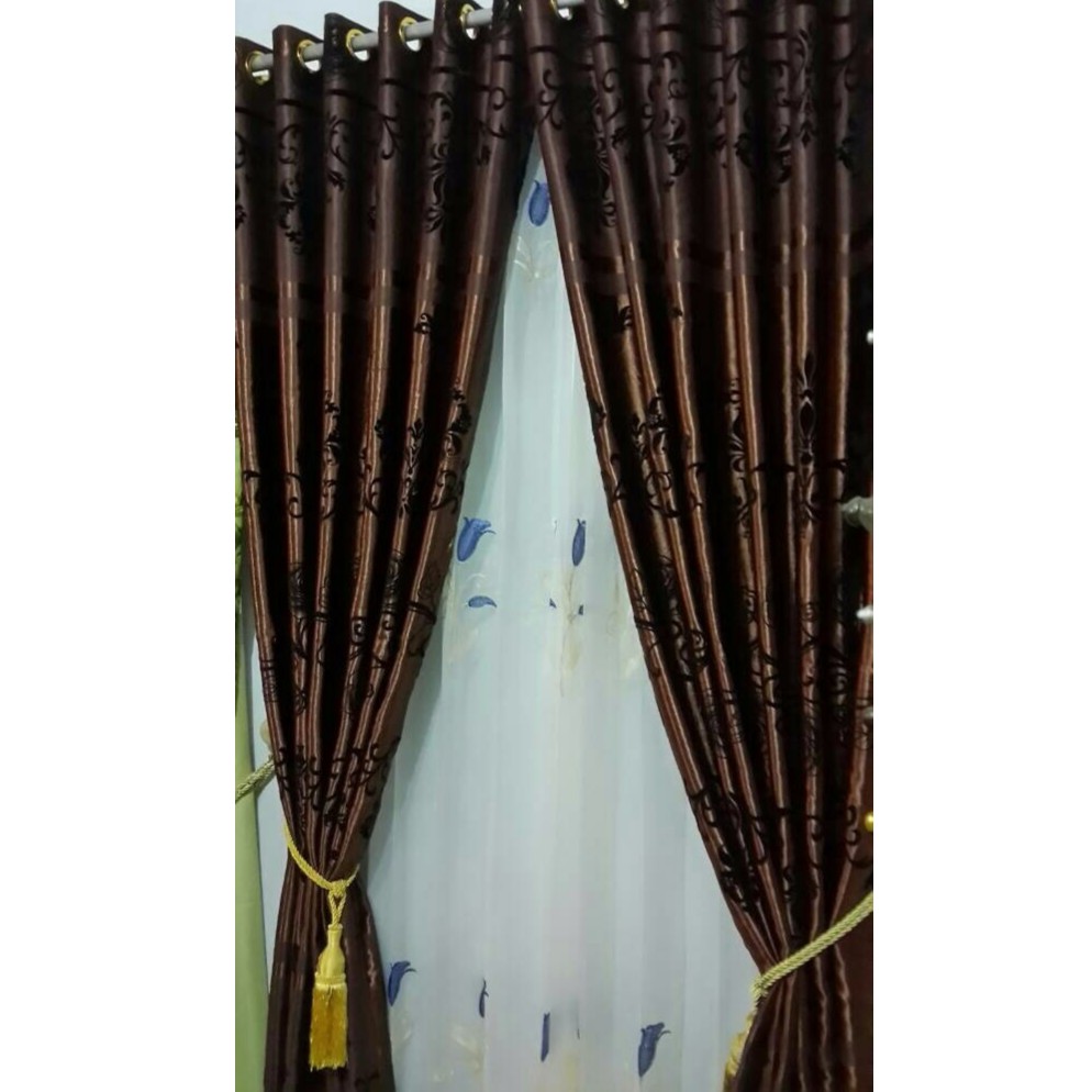 Gambar Gorden Minimalis Mawar Emas Coklat Shopee Indonesia Gambar Gambar Gorden Minimalis Mawar Emas Coklat Shopee Indonesia Gambar