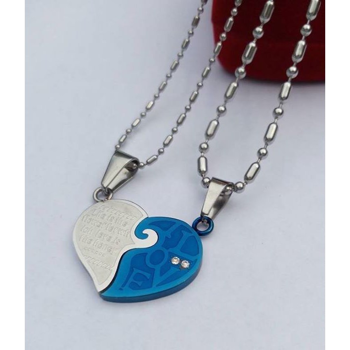 KALUNG COUPLE - LOVE BLUE PAIR NECKLACE