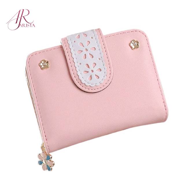 DOMPET WANITA MINI FLOWER - dompet lipat wanita