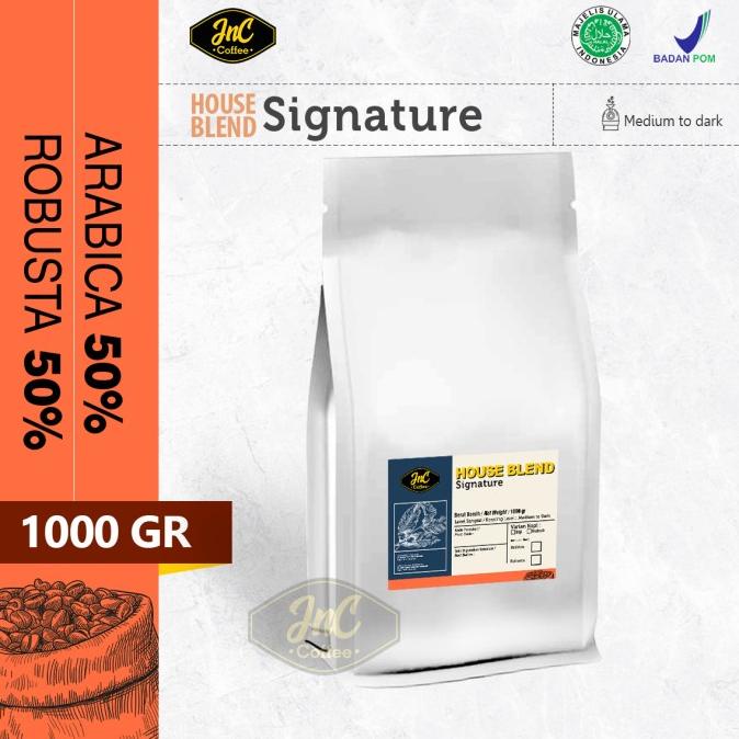 

House Blend JnC Signature 1 KG 50% Biji Kopi Arabika 50% Robusta