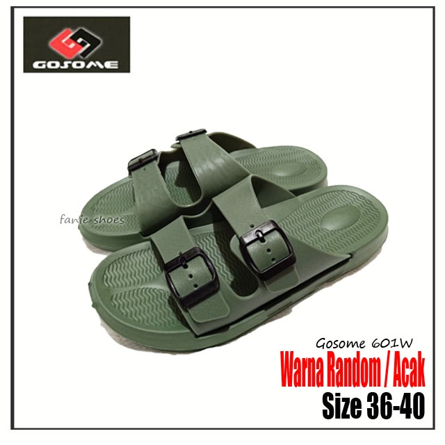 Gosome 601W Sandal Karet 36-40 Selop Wanita / Sandal Santai Wanita Waterproof