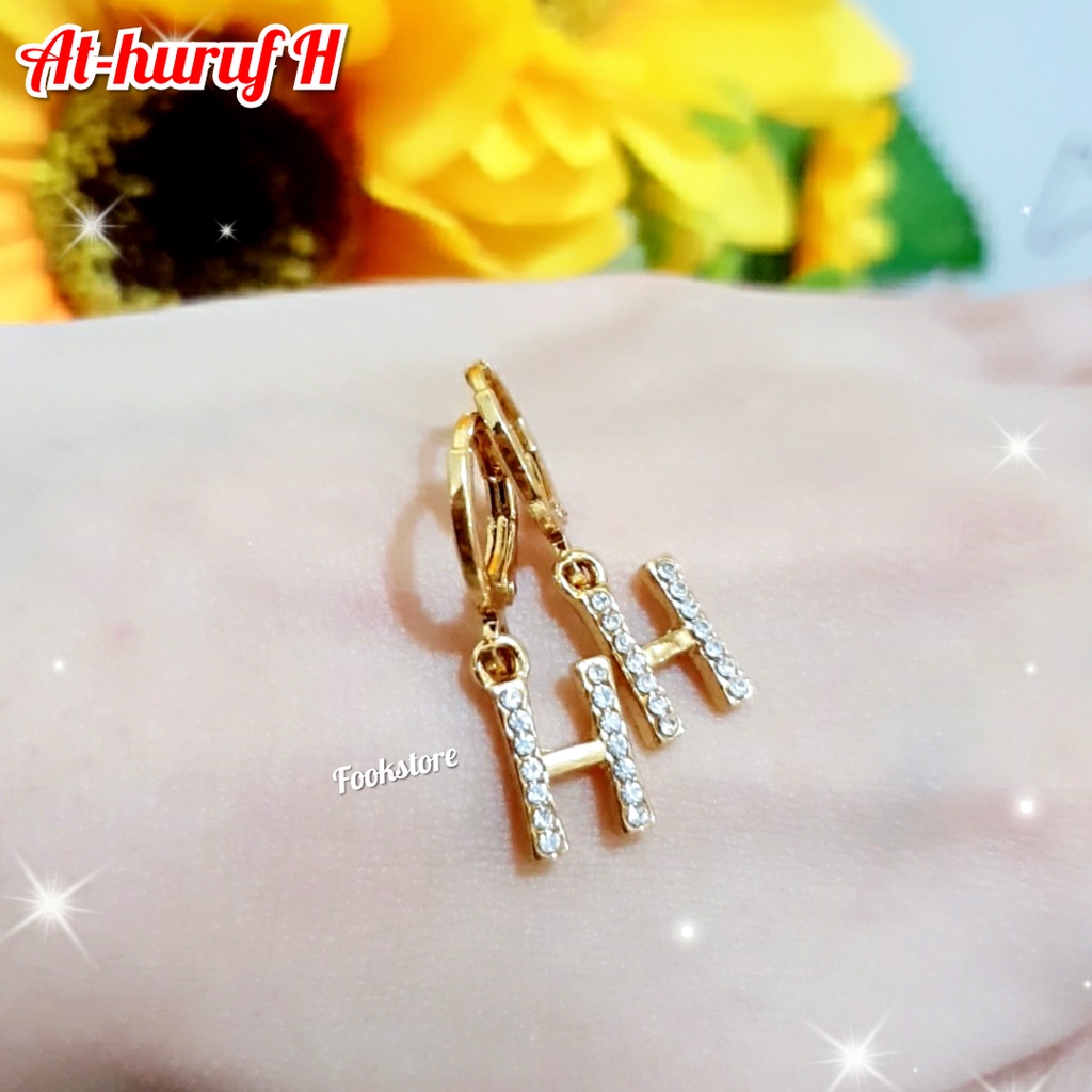 ANTING HURUF XUPING /ANTING Alfabet/ANTING INISIAL FASION KOREA COD