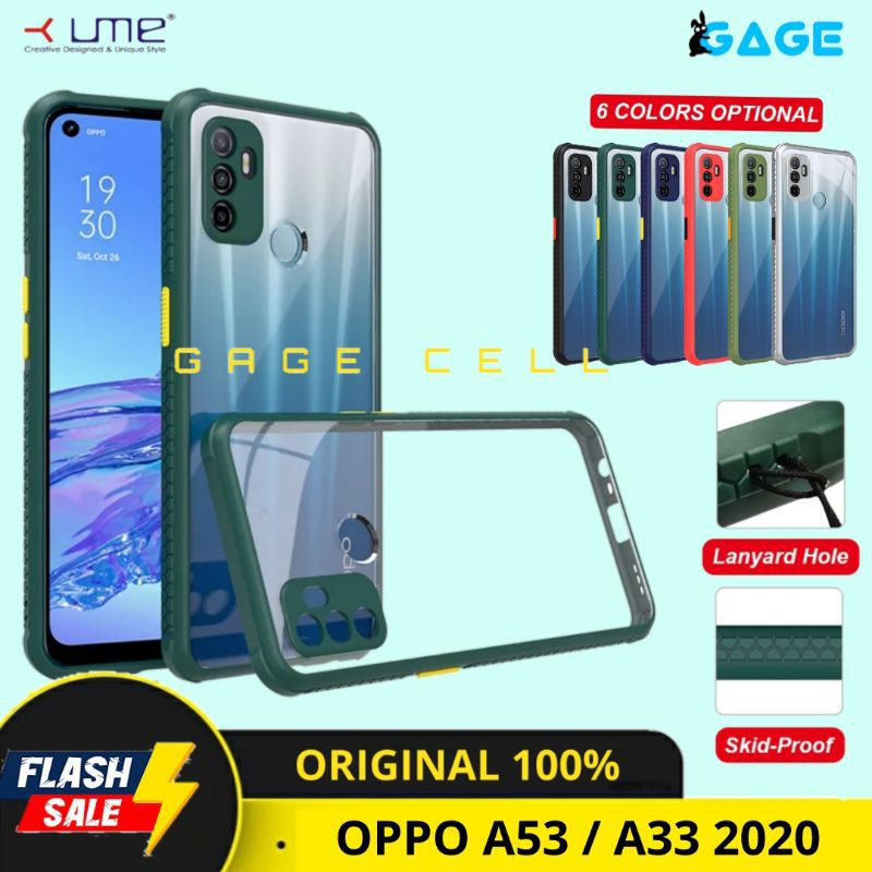 ORIGINAL ✅ SOFTCASE CASE HYBRID FUZE CRYSTAL OPPO A53 A33 2020 - CASING HARDCASE OPPO A53 A33 COVER