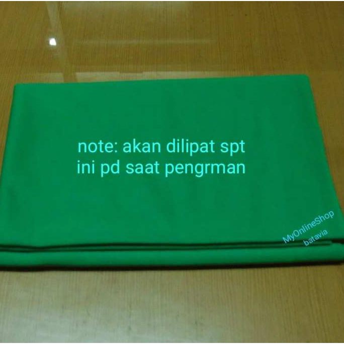 Model Baru Background Kain Hijau Green Screen Woven Polos 1m X 1 5m Shopee Indonesia