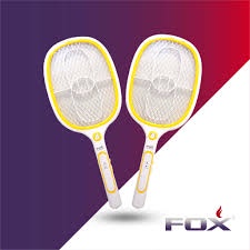 Raket Nyamuk Fox GE1701 GE1713 Raket Nyamuk Elektrik+Senter