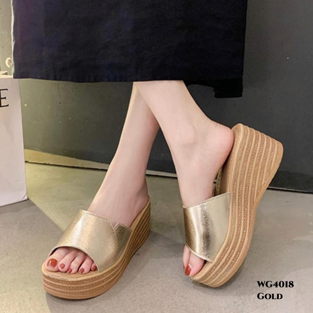 WYN WEDGES SANDAL FASHION WANITA WG4018