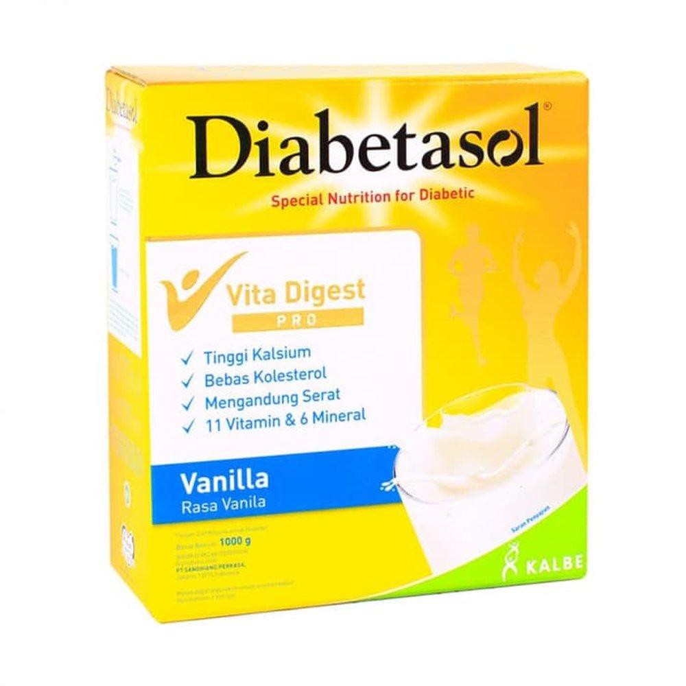 Diabetasol Vanilla/Coklat 1000gr/1kg Jumbo