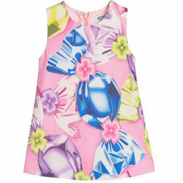 GA2244 MOSCHINO CANDY DRESS PINK