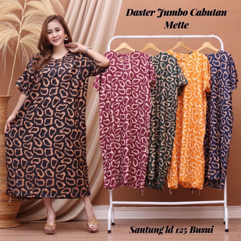 Daster Jumbo Lope Lope Baju Tidur Daster Dress Busui Viral Pekalongan Batik Best seller-DJ CABUT METE