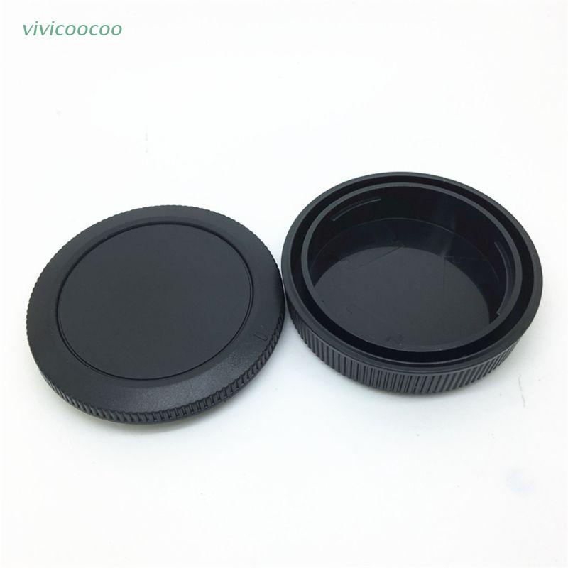 VIVI   Rear Lens Cap Set For C-anon EOS RF Mount Rear Lens Cap Body Cap C-anon R