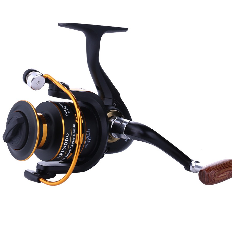 HENGJIA RBF500-6000 Reel Pancing 11BB 5.2:1 Spinning Fishing Wheel Gulir Peralatan Memancing