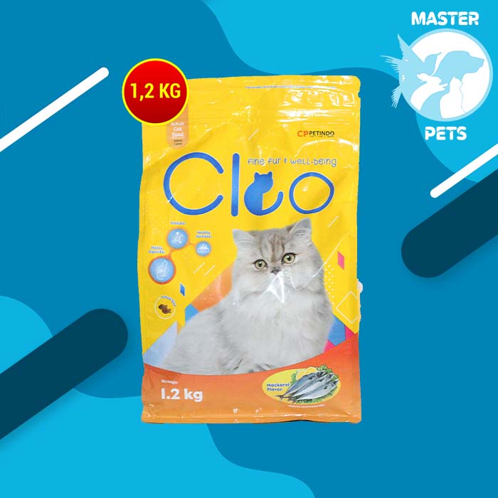 Makanan Kucing Dewasa Adult Cleo MACKEREL Adult Cat Food 1,2kg