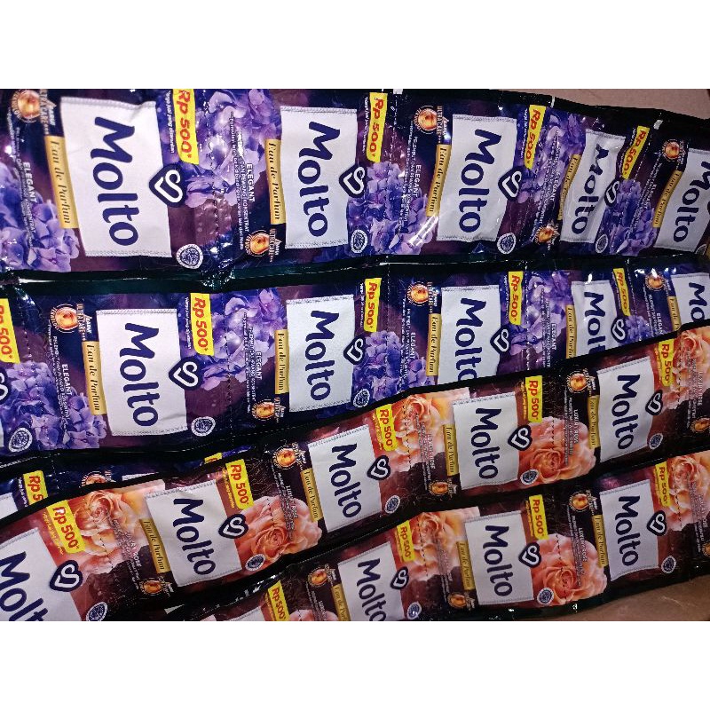 Molto pakaian 1 renceng 13 sachet promo
