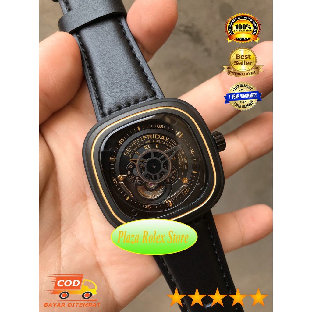 Cash Back Jam Tangan SVENFRIDAY P2/02 Stainless Steel with PVD Swiss Eta 904L 1:1 warranty 1 Year