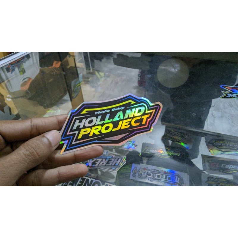 

stiker Holland project hollogram