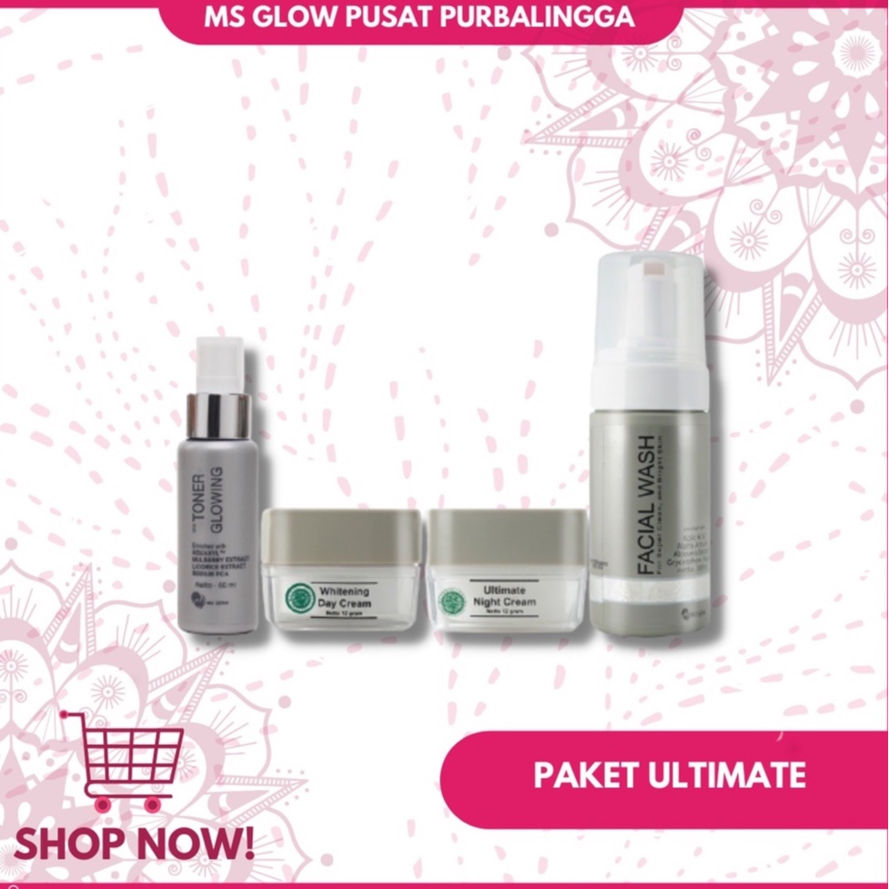 Paket Ultimate MS GLOW untuk menghilangkan flek hitam