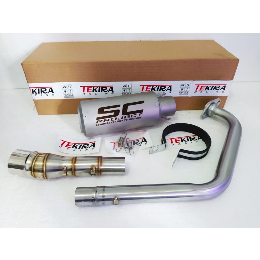 Knalpot Kolong All New CB150 CB150R Led StreetFire Old Sc Project CRT - cb150r new BERKUALITAS