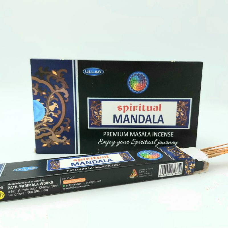 Dupa India Premium Masala Ullas Spiritual Mandala 1 Box Besar