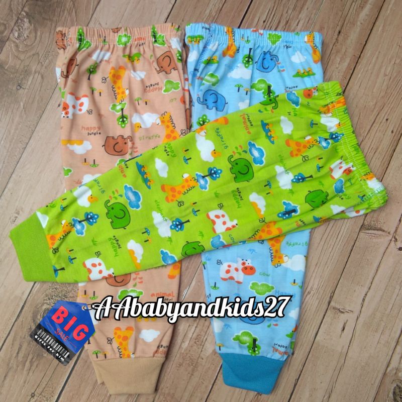 Cico Miko 3PC Celana Panjang Bayi Dengan Tempat Pampers Ukuran S M L XL SNI