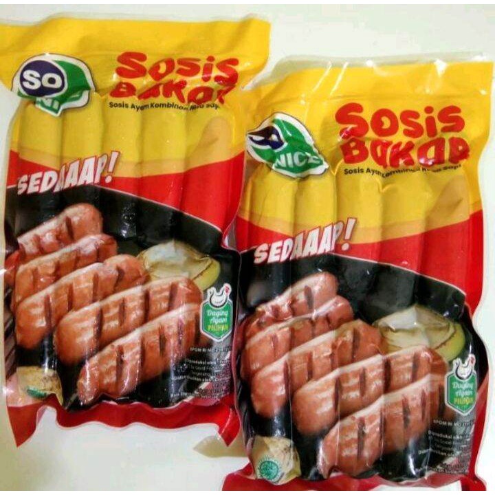 

So Nice Sosis Bakar Ayam Kombinasi Rasa Sapi 10pcs 500gr