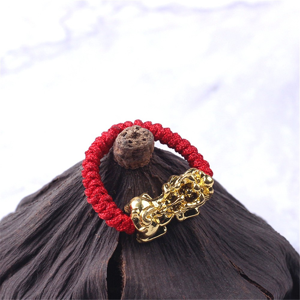 MURAH ACC  CUTIE  Beli 1 Gratis 1 Good Luck Couple Valentine's Day Pure Handmade Red Rope Rings